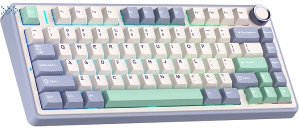 Клавиатуры AULA F75 Comic Keycap Light Green Switches Клавиатуры AULA F75 Comic Keycap Light Green Switches